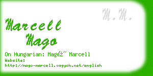 marcell mago business card